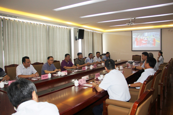 广西玉柴机器股份吴其伟总裁一行莅临金大丰参