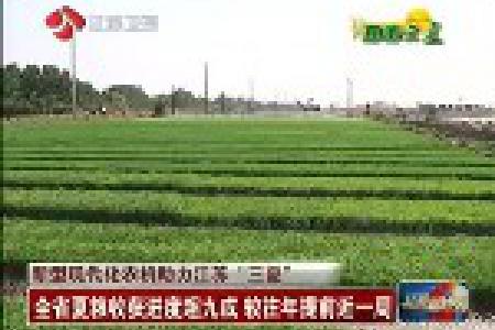 新型现代化农机助力江苏“三夏” 全省近120万台套农机投入“三夏”会战