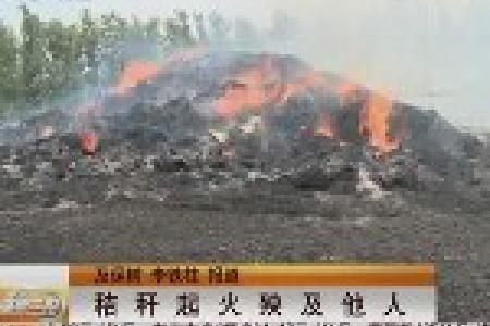 秸秆起火殃及他人